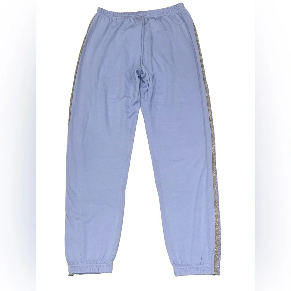 Spiritual Gangster Perfect Vintage Sweatpants, Purple w Multicolor Stripes Small - Picture 3 of 13